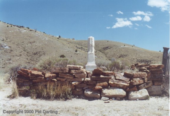 Boot Hill Cemetery, Henry and Charles Trask Tombstone