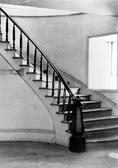 Staircase in Old Courthouse in Bannack
