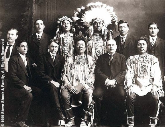Crow Indian Delegation, 1909 or 1910