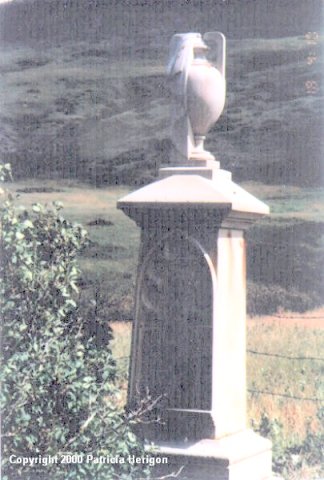 G. W. Goodman Tombstone, Goodman Cemetery, Cascade County, Montana