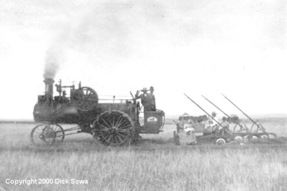 Phillips Farm Tractor 1915, Castner Falls, Cascade County, Montana