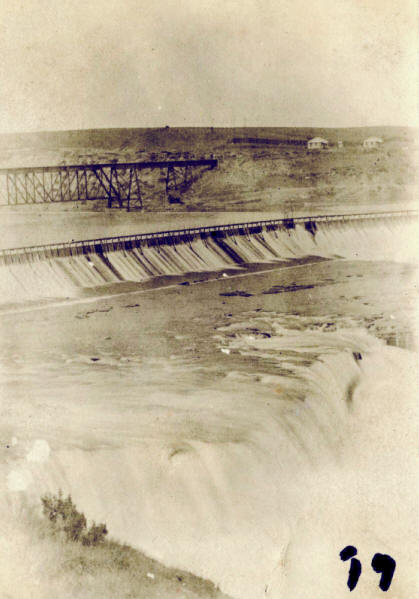 Falls on the Missouri River 1919 Great Falls, Cascade County, Montana