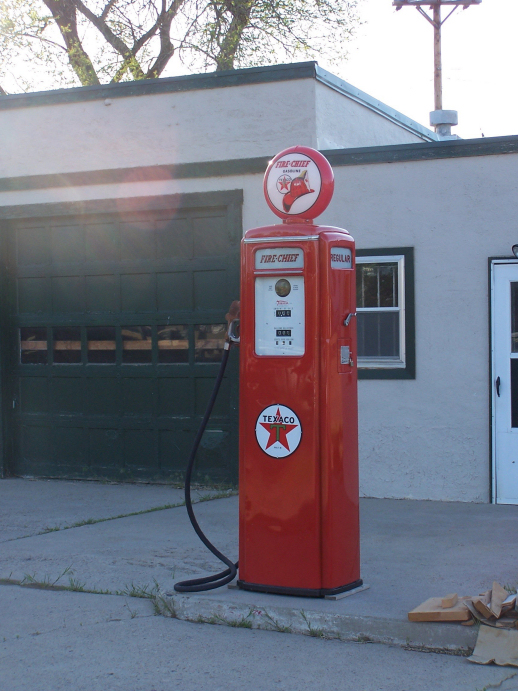 Old Texaco Fire Chief Regular Gas Pump Glendive, Dawson County, Montana