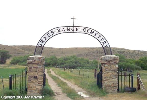 Grass Range Cemetery Entrance