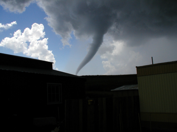 Tornado, 1 mile south Grassrange, Fergus County, Montana
