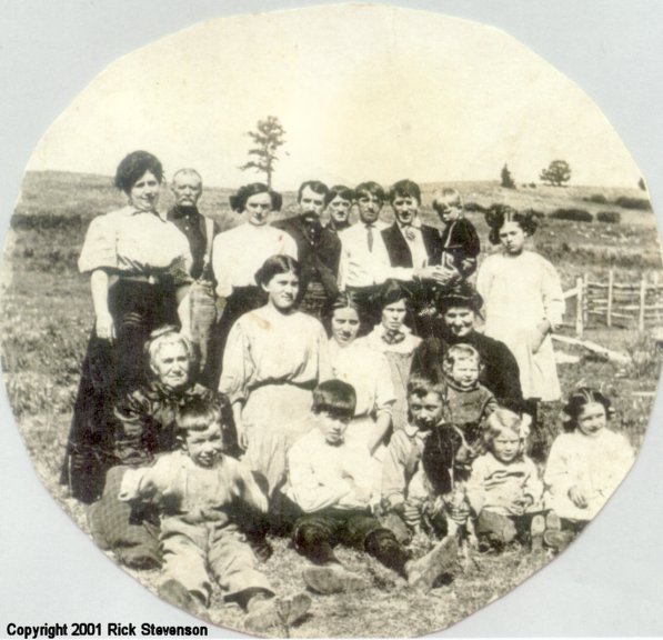 Stevenson Family July 4th,1908, Gallatin County, Montana