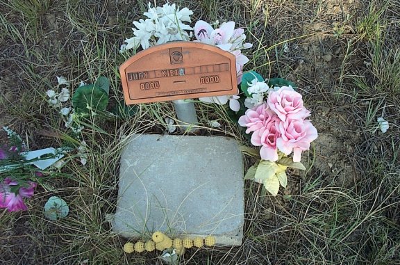 Judy Kieth Grave Marker, Nordahl Cemetery, Musselshell River Breaks