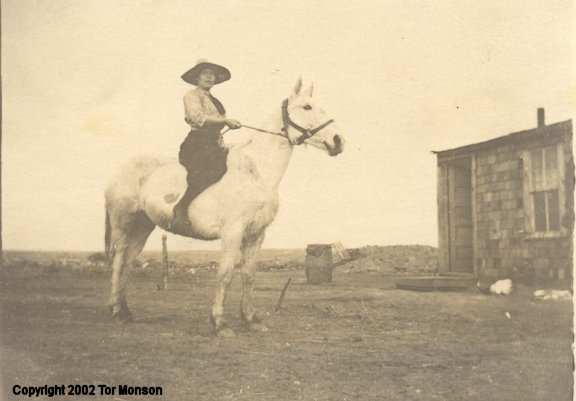 Anna Palmer Riding a Horse