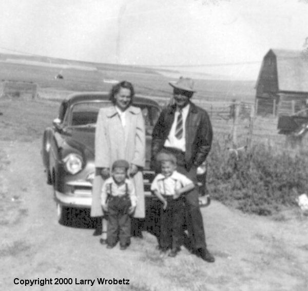 Lawrence and Irene English Wrobetz and Sons. Kolin, Montana