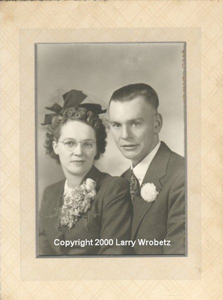Lawrence and Irene English Wrobetz, Kolin, Montana