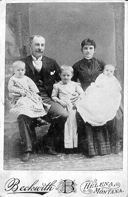 Davies Family Photo, 1890, Helena, Lewis and Clark County, Montana