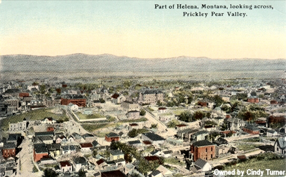 Postcard - Helena, Looking Across Prickley Pear Valley