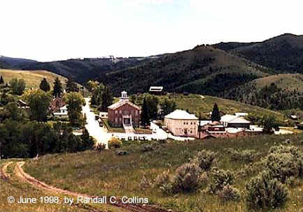 Madison County Courthouse, Virginia City, Montana - View from Cemetery Hill