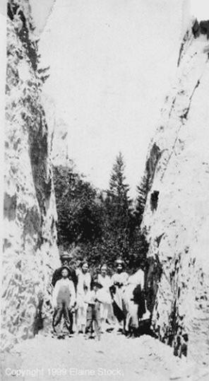 The Armstrong Family at Hellgate Canyon, Meagher County, Montana