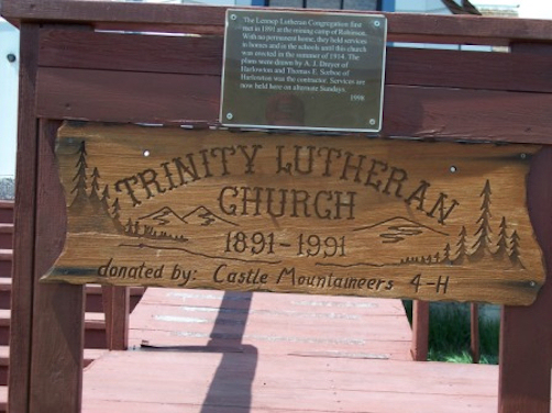 Lennop Lutheran Church Lennop, Meagher County, Montana