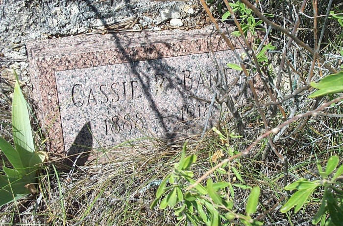 Cassie Bailey, Ashley Cemetery, Ashley,  Petroleum County, Montana