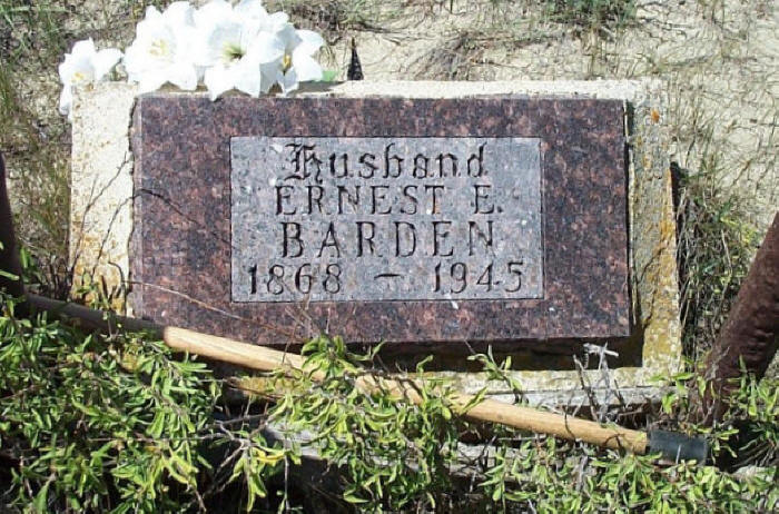 Ernest Barden Ashley Cemetery, Ashley,  Petroleum County, Montana