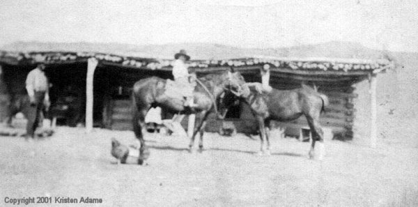 Murray Fletcher In Center On Horse - 1918