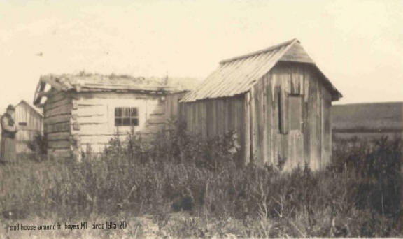 Cunningham Ranch Log House, circa 1920 