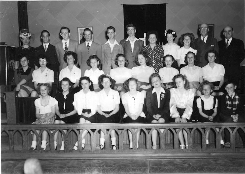 Methodist Choir, Valier, Pondera County, Montana
