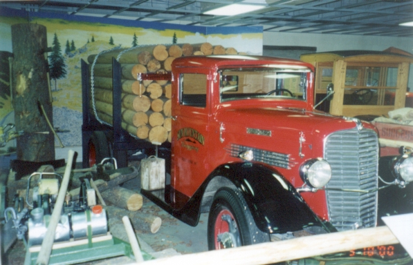 Antique Car Collection-Logging Truck