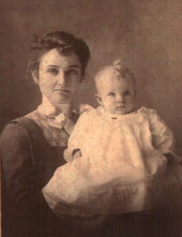 Leota "Ottie" Appling Martin and Daughter Florence Marian Martin