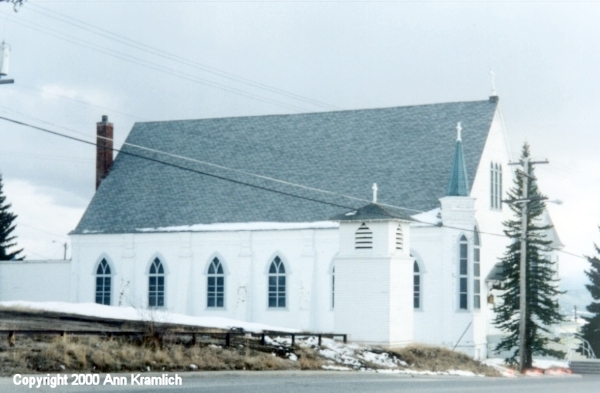 Historical St Lawrence Catholic Church Sideview