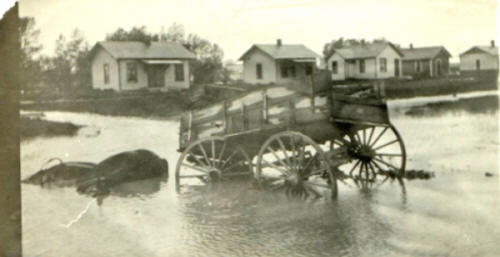Flood in Choteau 1914, Choteau, Teton County, Montana