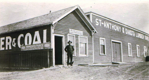 Dutton Yard, 1918, Dutton Teton County, Montana