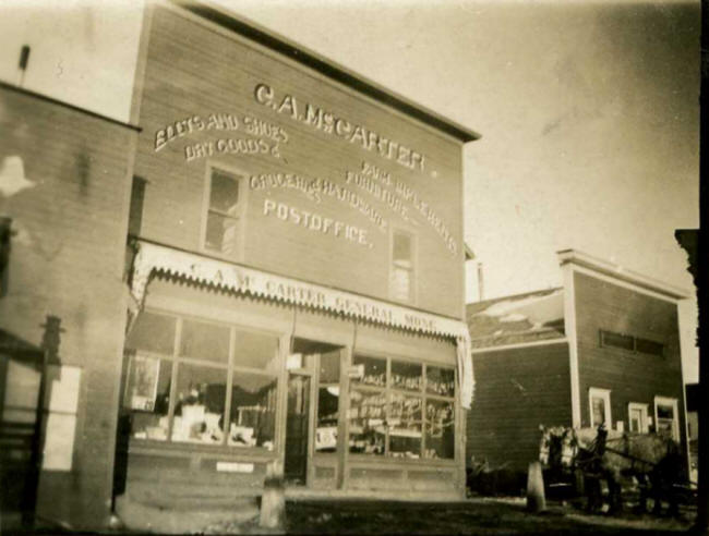 Carter General Store Galata, Toole County, Montana