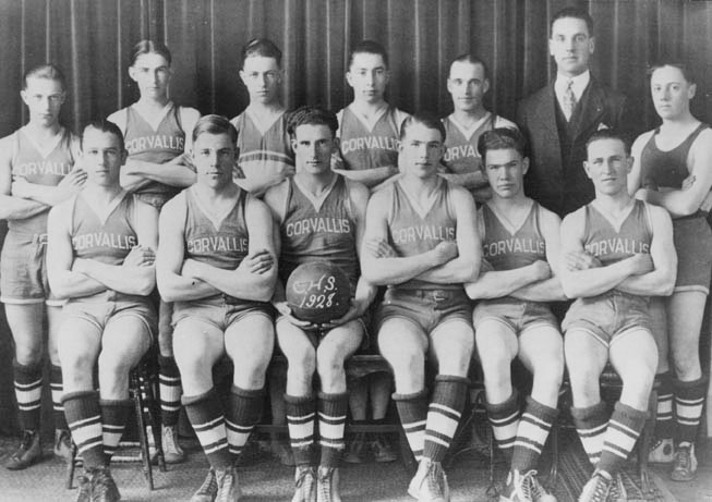 Corvallis High School 1927 Basketball
