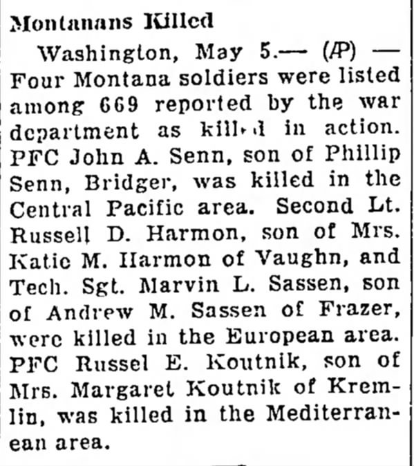 Dawson County MT Ancestry