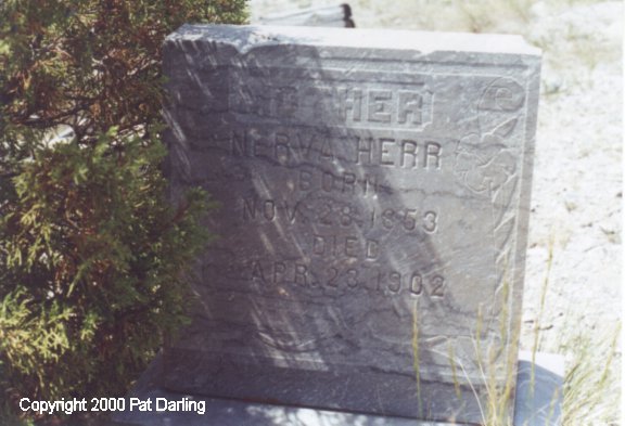 Boot Hill Cemetery, Nerva Herr