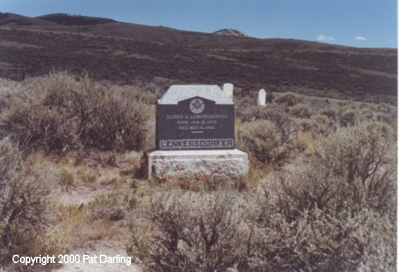 Bannack Cemetery, George A. Lenkersdorfer