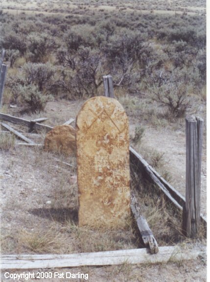 Bannack Cemetery, John E. Clouth