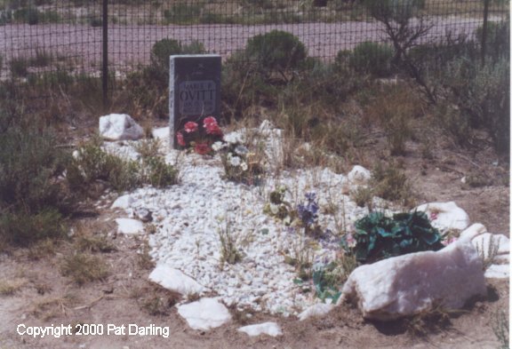 Bannack Cemetery, Mable P. Ovitt