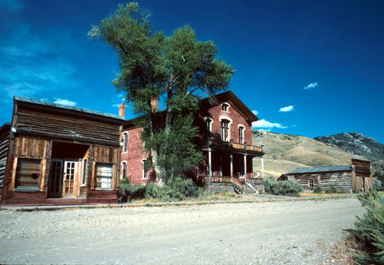  First Beaverhead County Courthouse, Bannack, Beaverhead County, Montana