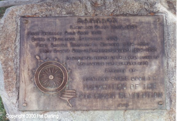 Bannack D.A.R. Monument