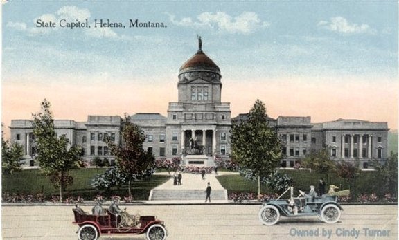 Montana State Capitol Building-postcard