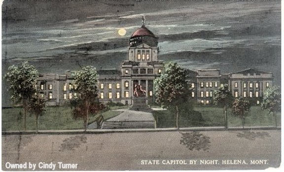 Montana State Capitol Building-postcard