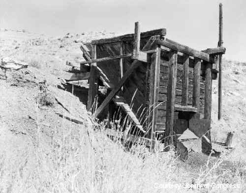 Foster Gulch Mine, Wooden Coal Bin