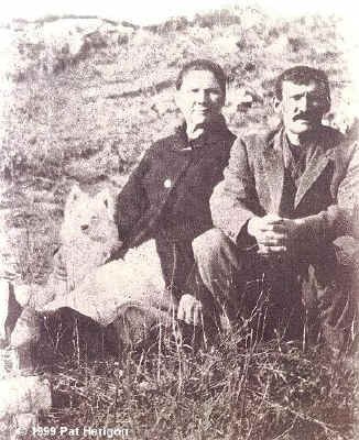 Clarence and Catherine Stickey, early 1900's, South of Great Falls, Cascade County, Montana