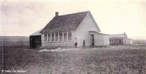 Ross School and Teacherage, South of Great Falls, Cascade County, Montana