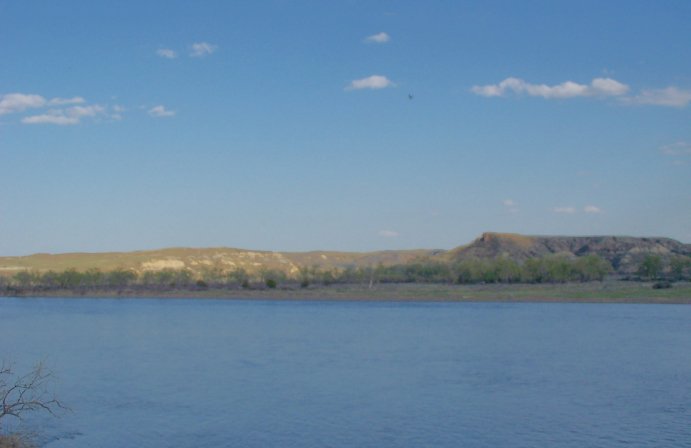 Yellowstone River at Intake, Dawson County, Montana