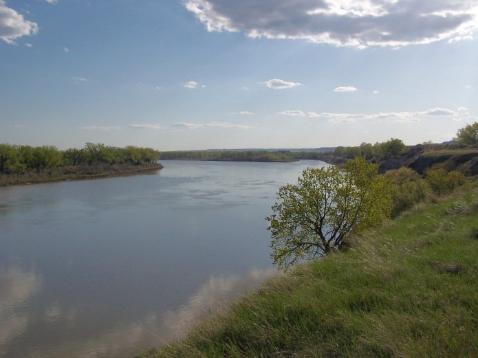 Yellowstone River at Intake, Dawson County, Montana