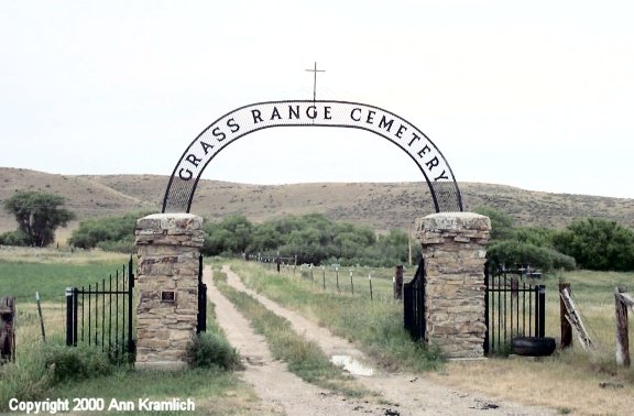 Grass Range Cemetery Entrance