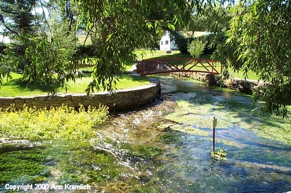 Beginning of Spring Creek, Fish Hatchery