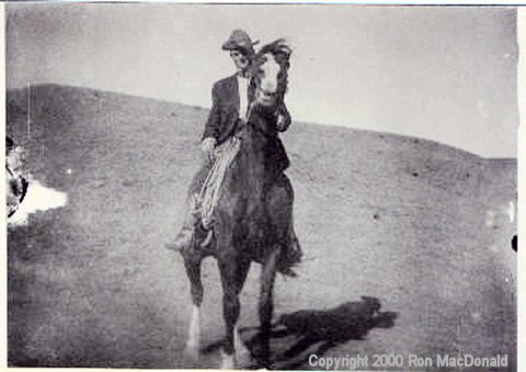 Byron Clow Riding His Horse