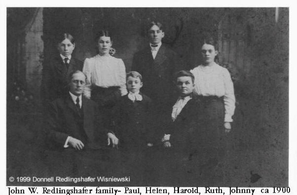 The John W. Redlingshafer Family. Flathead County, Montana