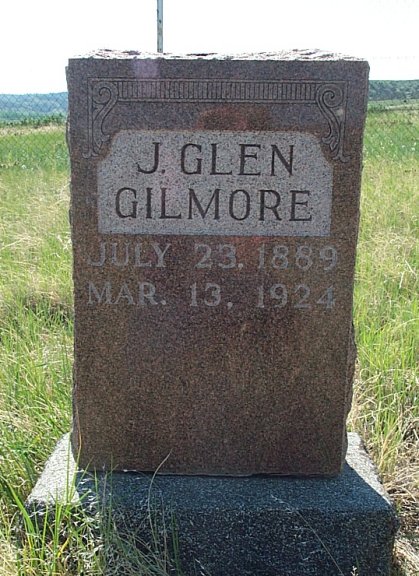 J. Glen Gilmore, Coon Cemetery, Musselshell River Breaks